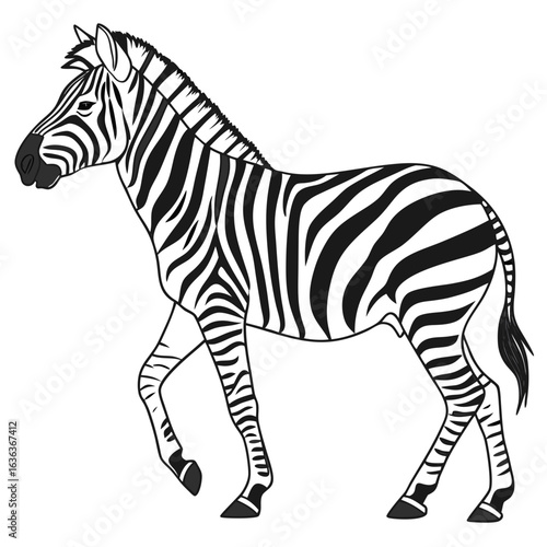 zebra vector illustration