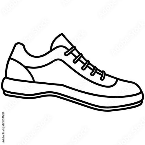 sport shoes vector illustration