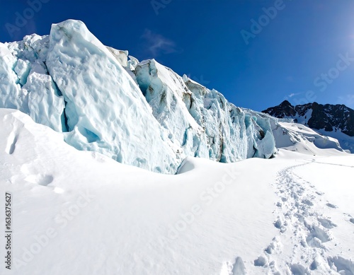 Wallpaper Mural Glacier face in bright sunlight Torontodigital.ca