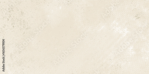 Newspaper with old unreadable text. Vintage grunge blurred paper news texture horizontal background. Textured page. Sepia collage. Front top view.