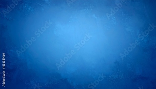 Abstract Blue Painted Texture with Brush Strokes for Background Use