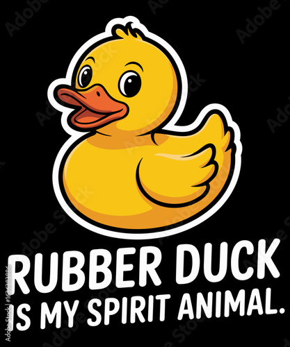 Funny Rubber Duck Spirit Animal Funny Duck Lover