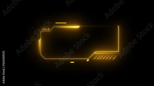 Futuristic Frame HUD digital background. Frame HUD element.HUD digital background for information call box bars, business, industry, beyond, and news channels.