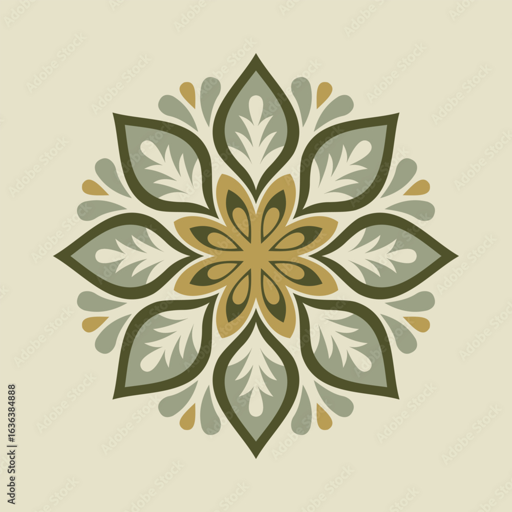 Fototapeta premium vector illustration of a flower