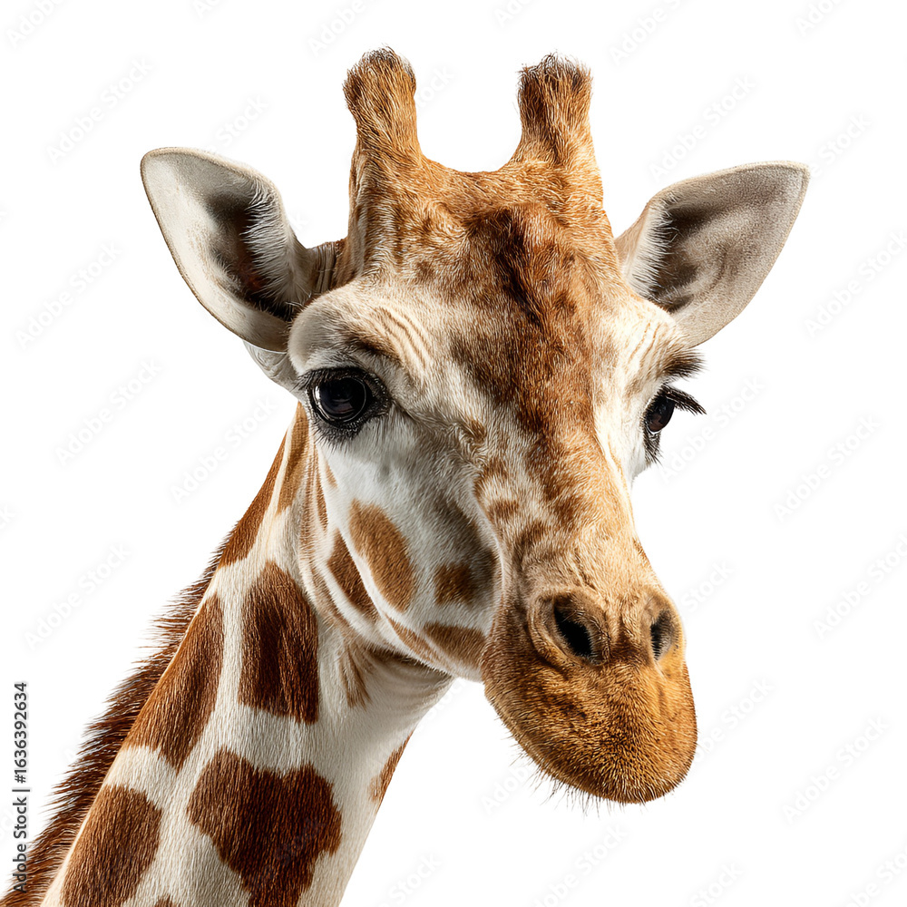 Obraz premium giraffe head isolated