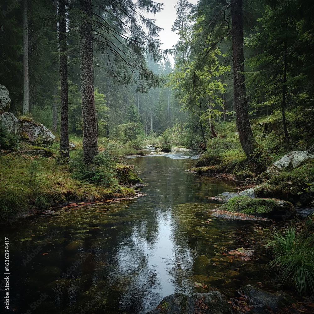 Obraz premium Bavarian Forest Nature Loop (Germany)