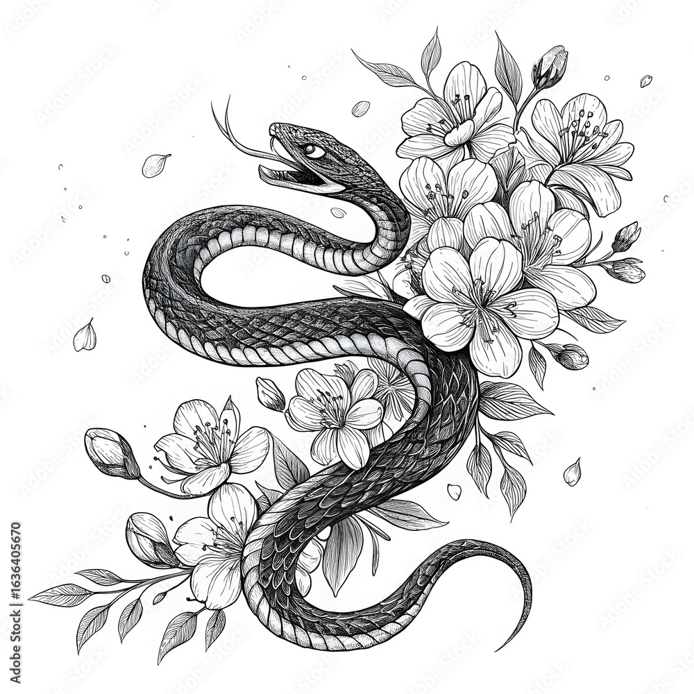 Obraz premium dragon on a black background