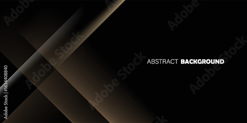Black background with a luxurious gold effect. modern trenyd esign in bussines