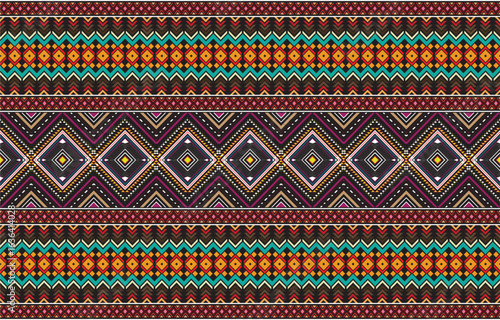 Seamless Decorative Boho Ancient Hand Drawn Ethnic Pattern. ethnic tribal borders,tribal seamless pattern