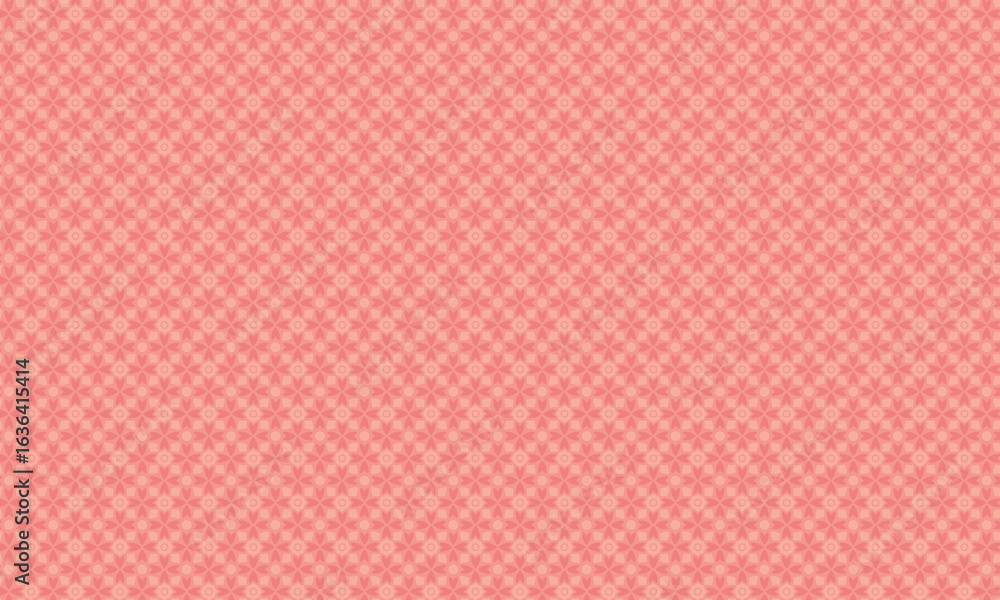 Traditional Seamless Batik Pattern with Floral Motifs Traditional Seamless Batik Pattern with Floral Motifs