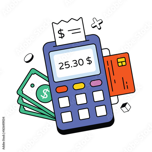  Edc Card  Concept Vector Icon Eps 10 File