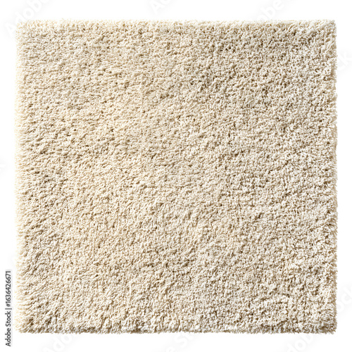 Wallpaper Mural Cream-colored shaggy rug soft texture home decor Torontodigital.ca