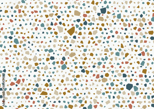 Abstract background with terrazzo pattern design