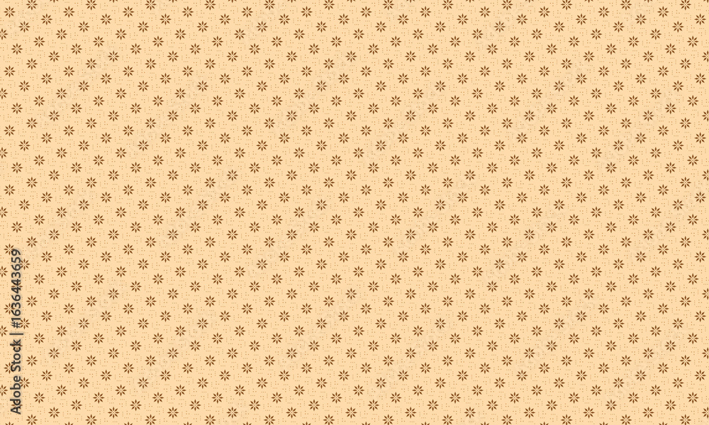 Fototapeta premium Seamless Traditional Batik Pattern with Floral Star Motifs