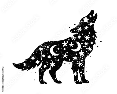 dog silhouette vector