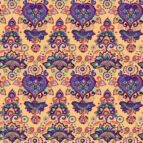 Vintage pattern for fabric 