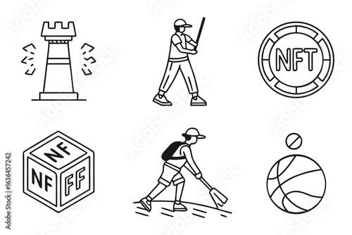 Nft and crypto icons