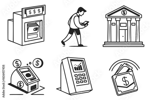 Finance and business icons
