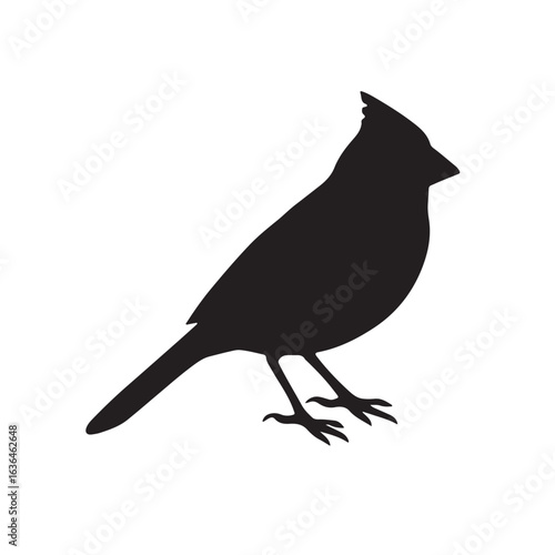 Northern Cardinal silhouette