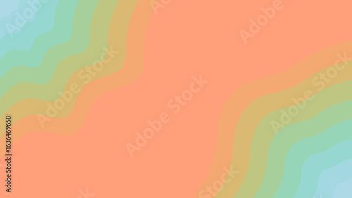 Abstract flowing waves of pastel colors create a soft and calming visual texture, perfect for backgrounds.