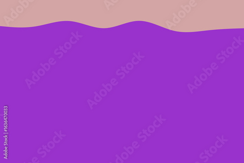 Smooth, abstract purple wave pattern with a soft peach horizon line creates a calming and modern graphic background.
