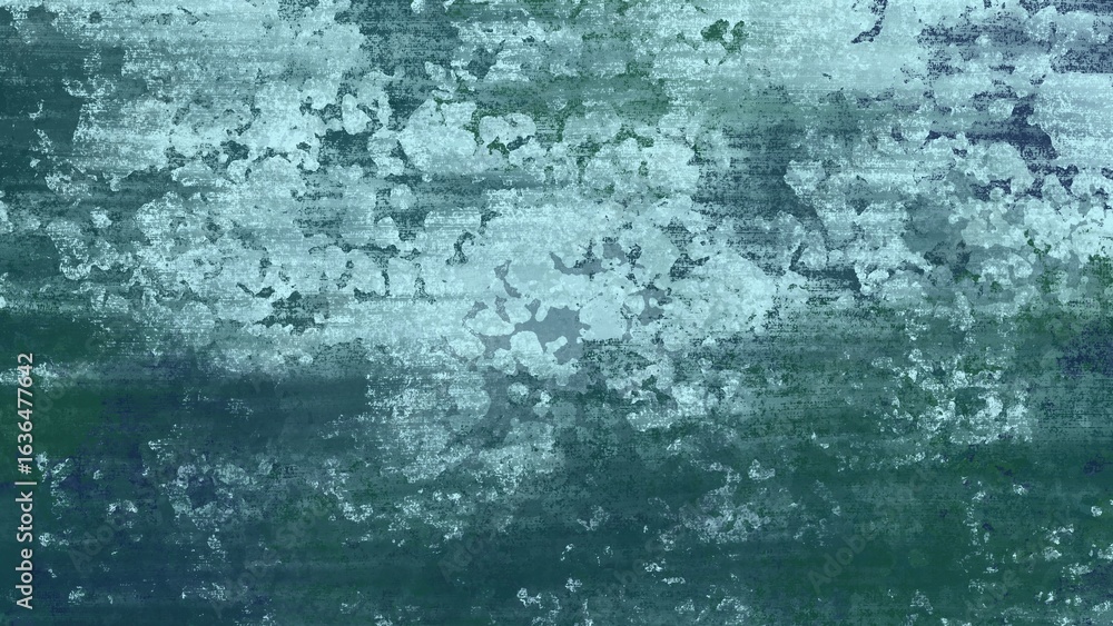 Fototapeta premium Teal Blue Marble Texture. Grunge Wall Background.