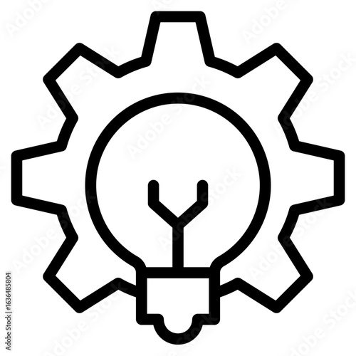 Creative thingking icon vector illustration