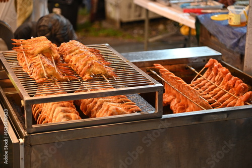 Kuching, Malaysia - August 8, 2025: The Kuching Festival Food Street Fair