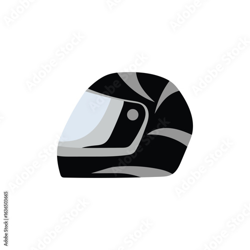 Safety Helmet Icon on white background