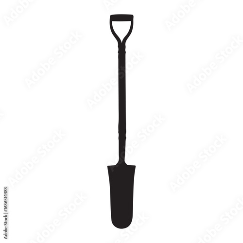 Gardening Digging Spade Shovel Tool Silhouette