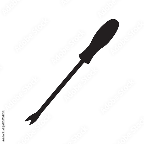 Weed Hand Puller Tool Silhouette