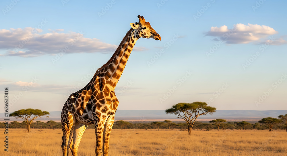 Obraz premium giraffe in the savannah