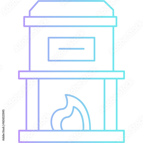 Gradient Cremation Icon