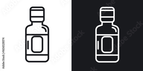 Sauce bottles icon. Thin Linear Style Designs for web design and infographics