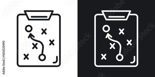 Planning icon. Thin Linear Style Designs for web design and infographics