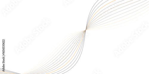 Minimal abstract colorful background with curved lines and elegant wave pattern design. Digital energy waves technology concept modern backdrop design for business, presentation, banner.