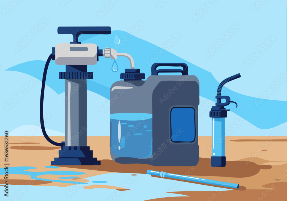 Water Filtration System for Outdoor Survival and Emergency Preparedness Water Filtration System for Outdoor Survival and Emergency Preparedness