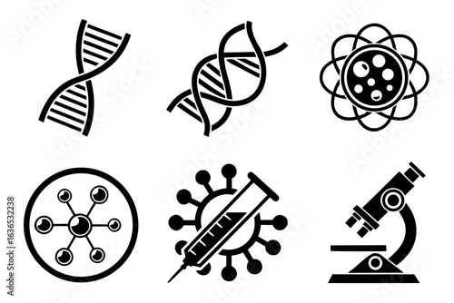 Science and medical icons