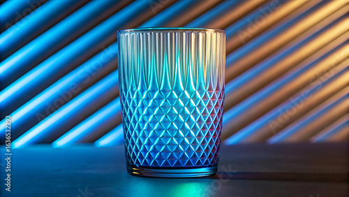 abstract pattern background and light glass diamond,