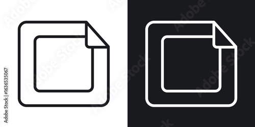 Nicotine patch icon. Thin Linear Style Designs for web design and infographics