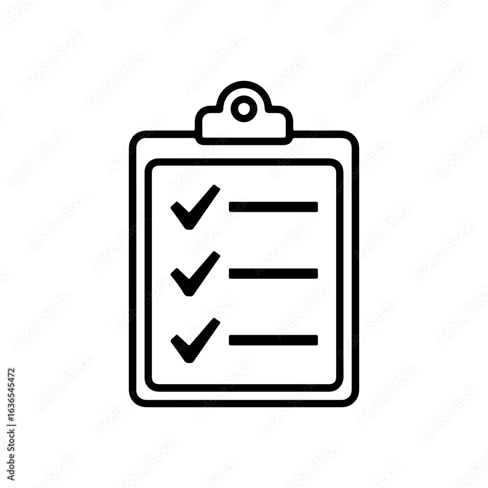 Checklist Icon for Task Management and Organization Checklist Icon for Task Management and Organization
