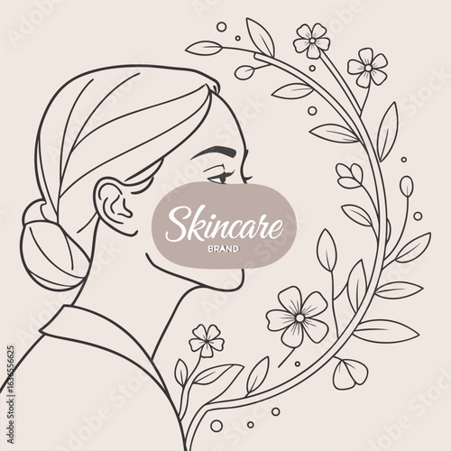 girl with flowers