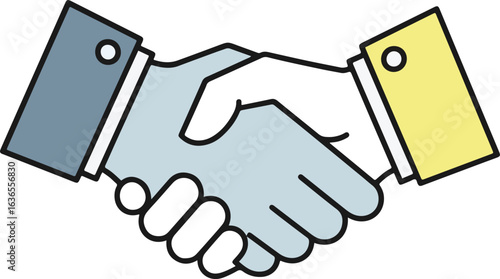 Handshake icon symbolizing a business deal agreement.