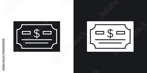 Bonds icon in black and white glyph versions