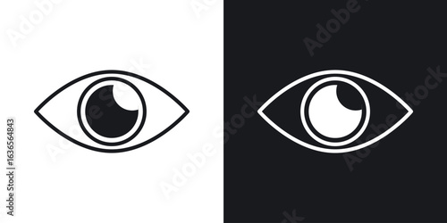 Visible icon in black and white glyph versions