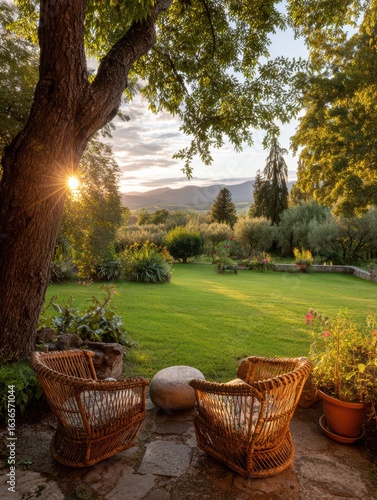 Back garden photo