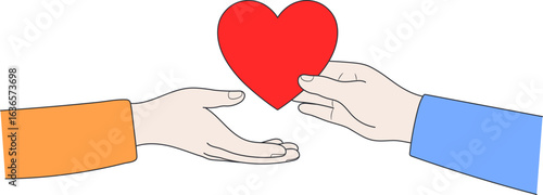 사랑을 건내는 두손