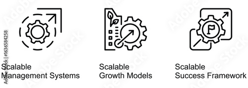 Scalable Terms In Business banner web icon vector illustration