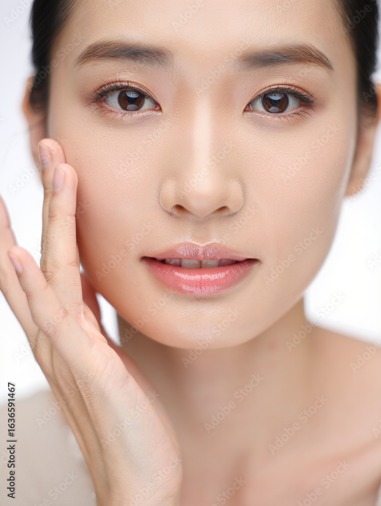 Serene Portrait of an Asian Woman Serene Portrait of an Asian Woman