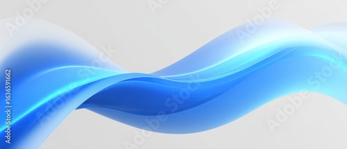 Abstract blue wave background design